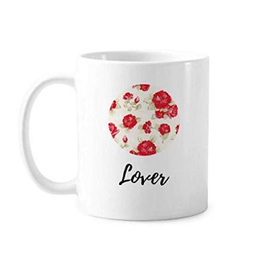 Imagem de Caneca de cerâmica cerâmica para desenho de arte de plantas, caneca de cerâmica para café, xícara de porcelana