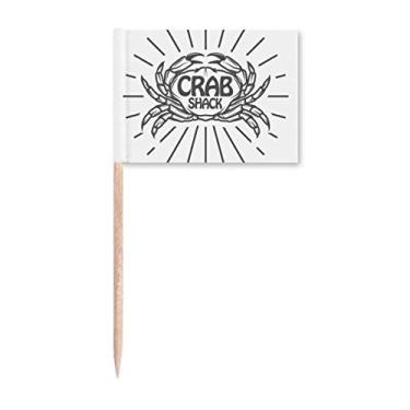 Imagem de Esboço de caranguejo, organismo marinho, radial, marcadores de palito, decoração de festa