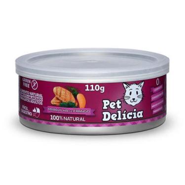 Imagem de Alimento Úmido Pet Delícia Maravilha De Frango 110G Gatos - Pet Delici