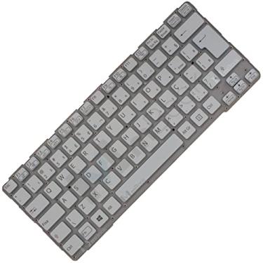Imagem de Teclado pra Sony VAIO SVE14AC11L Branco BR com Ç