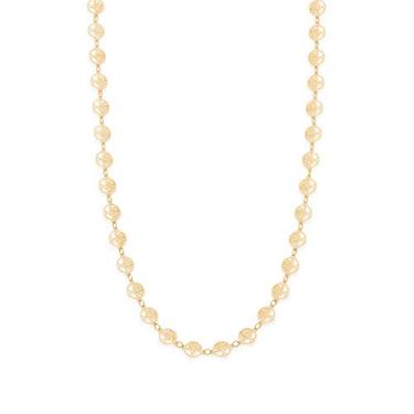 Imagem de Colar Rommanel Banhado Ouro Fio Com Mandalas De Árvores 532077