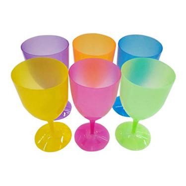Imagem de NUOBESTY Copos de plástico para coquetéis, lembrancinhas de festa, copos de plástico para Margarita, copos de coquetel para casamentos, carnavais, festivais, 12 peças (cores sortidas)