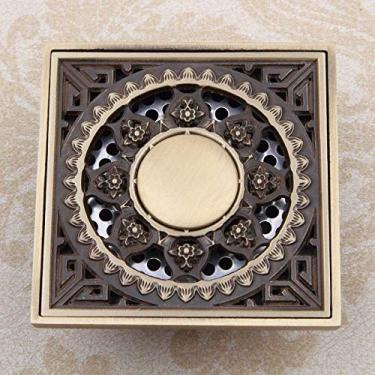 Imagem de Dreno de piso Grelha de resíduos Filtro de drenagem de piso Desodorante para banheiro Máquina de lavar roupa de uso duplo 304 de aço inoxidável espesso para controle de pragas anti-transbordamento