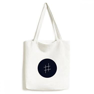 Imagem de Bolsa de lona preta com assinatura White Music