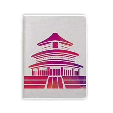 Imagem de Diário de capa macia para caderno patriotismo Templo do Céu China Red Cover