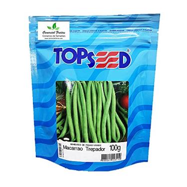Imagem de Sementes de Feijão de Vagem Macarrão Trepador Pcte C/ 100 Gramas