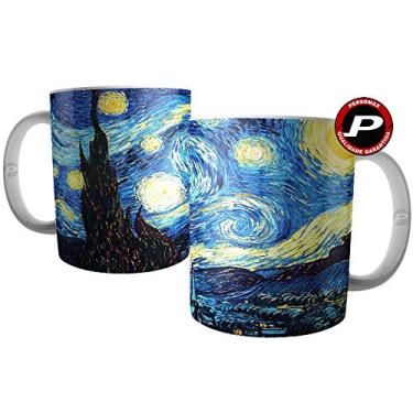 Imagem de Caneca Noite Estrelada - Pintura de Van Gogh