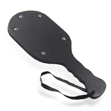Imagem de LOVETOYS Palmatoria Em Couro - Black Big Paddle For Sexual Pleasure