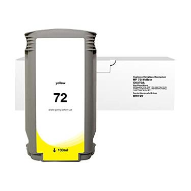 Imagem de Clover Cartucho de tinta de substituição para HP C9373A 72 | Amarelo