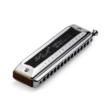 Imagem de Gaita De Boca Cromática Benevides Chireia 64 Rose Gold C DÓ Hering 5764