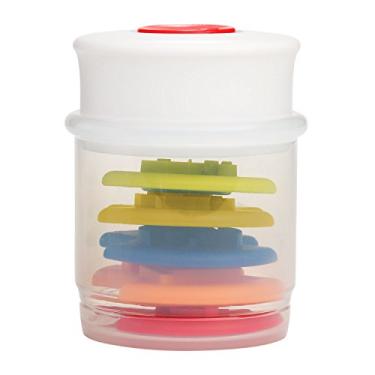 Imagem de Chef'n Conjunto de carimbos para biscoito com tema Sweet Ride Cookie Cuter, Wasabi/Limão/Pacífico/Cereja/Damasco