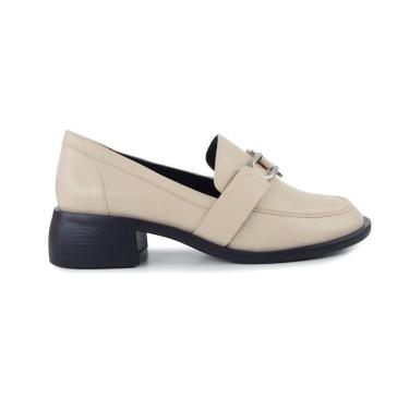 Imagem de Sapato Feminino Lia Line Loafer Vanilla Bege - 2204-Feminino