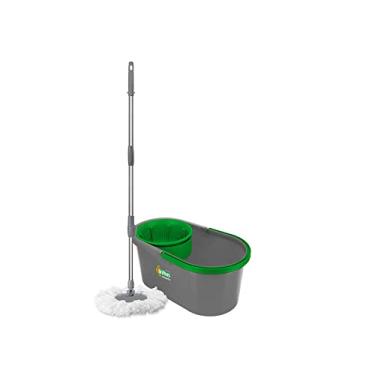 Imagem de Brilhus - Mop Compacto Lava e Seca com Balde de 10 Litros com Cabo Ergonômico, Bettanin