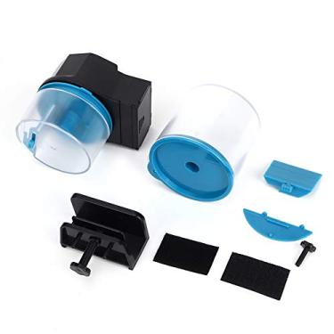 Imagem de Alimentador Automático para Tanque de Peixes, Alimentador de Alta Capacidade de Temporização Inteligente Com Alimentação de Duas Engrenagens, Alimentador de Peixes de Grande (BLUE)