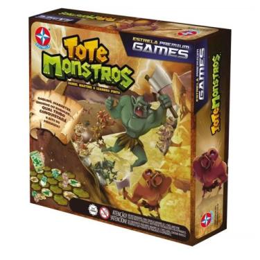 Imagem de Jogo Estrela Premium Games Tote Monstros - De Tabuleiro Estrela - 7896