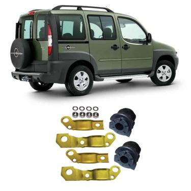 Imagem de Kit Estabilizador Fiat Doblo Adventure Dianteiro 2003 Até 2021 24,5MM - O Par