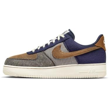 Imagem de Nike Air Force 1 '07 Premium Midnight Navy/Ale Brown tamanho masculino, Midnight Navy Ale marrom, 44