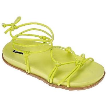 Imagem de Sandalia Papete Flatform Feminino Tiras De Amarrar Slide-Feminino