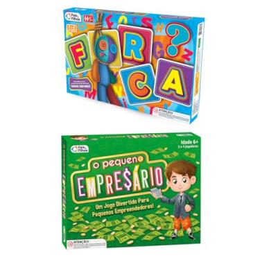 Imagem de Brinquedo Jogo de Tabuleiro Forca + Pequeno Empresário - Pais e Filhos