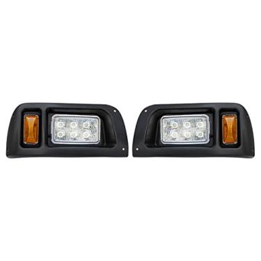 Imagem de ShuRan LED Light Headlights Compatible with Club Car DS, Street legal light for Gas & Electric Compatible with Club Car DS golf carts (1993 & Newer Models) 12V OEM 101988002 101988001