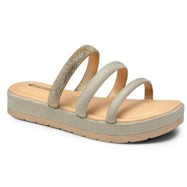 Imagem de Tamanco Flatform Mississipi MB811 Feminino - Dourado