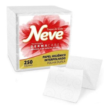 Imagem de Papel Higiênico Interfolha Neve Folha Dupla Com 12000