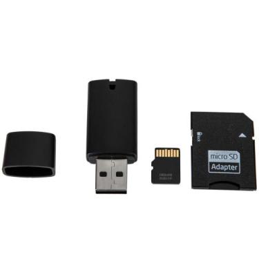 Imagem de Pen Drive 8GB Multilaser MC058  - Adaptador SD