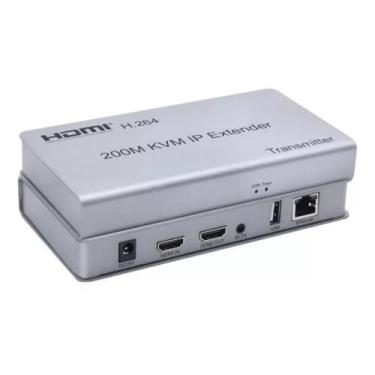 Imagem de Extensor Hdmi 200m - Com Kvm Entrada De Rede Via Ip Portatil - MundoMi