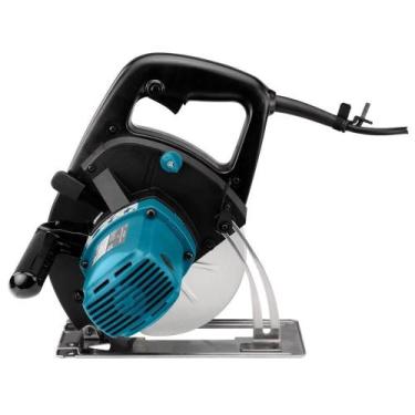 Imagem de Serra Circular Cortadora de Metais Industrial 1100W Com Lâmina e Chave