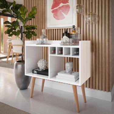 Imagem de Buffet Aparador Bar Elegante e Cantinho do Café em um Só Móvel - Branc