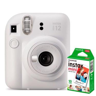 Imagem de KIT Câmera Fujifilm Instax Mini 12 Branco Marfim + Filme de 60 Poses