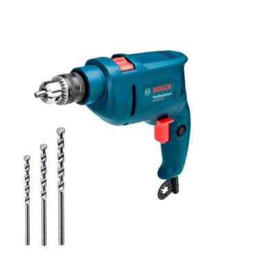 Imagem de FURADEIRA DE IMPACTO GSB 450 RE  450W 220v E 110v + 3 BROCAS BOSCH, 11