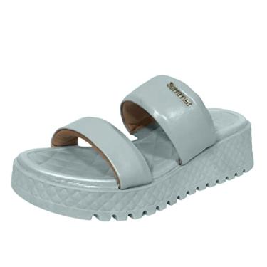 Imagem de Chinelo Usaflex Plataforma Tiras