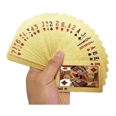 Imagem de baralho cor ouro dourado jogos mesa carteado poker truco - ZEM