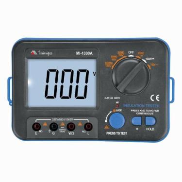 Imagem de Megômetro digital para medição de resistência 2000 ohms - MI-1000A - M