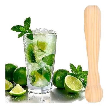Imagem de Socador De Caipirinha Madeira Macerador Pilão Drinks Cozinha - Catuai