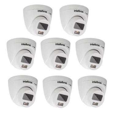 Imagem de Kit 8 Câmeras Intelbras Multi Hd 20m Vhd 1120 D Full Color