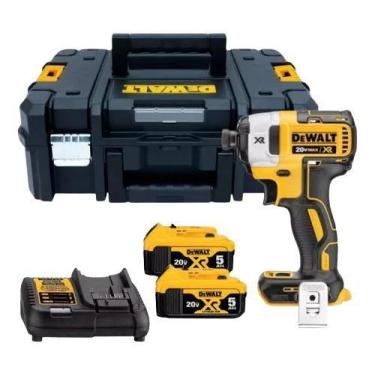 Imagem de Parafusadeira Impacto 2 Bateria 20v 5ah Dcf887 Dewalt Maleta
