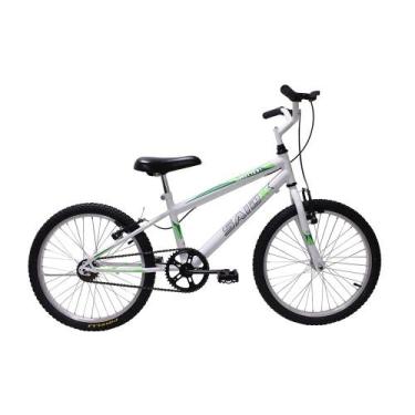 Imagem de Bicicleta Aro 20 Saidx Infantil Masculina V brake, Branco