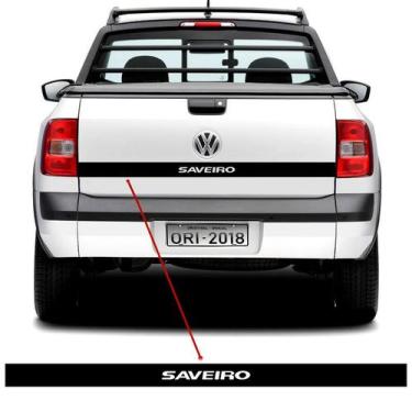 Imagem de Faixa Adesivo Tampa Traseira Volkswagen Saveiro 2014/2018 - SPORTINOX,