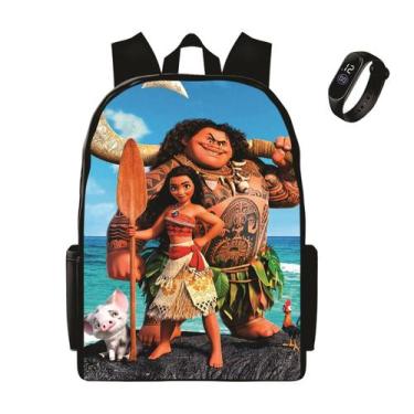 Imagem de Bolsa Escolar lançamento Feminina Juvenil Mais Relógio Digital Led - K