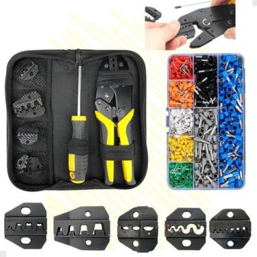 Imagem de Alicate Multifuncional Crimpar Terminal Tubular 800 Terminal - Exbom