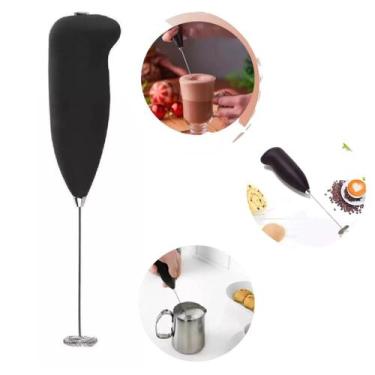 Imagem de Mixer A Pilhas Inox Café Leite Nescau Toddy Whey Shake - King