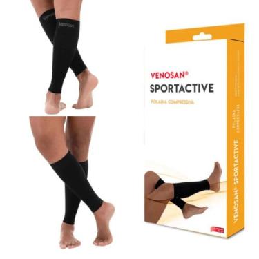 Imagem de Meia de Compressão Venosan Esporte Preto 20-30 mmHg, XG