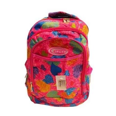 Imagem de Mochila Sport Pequena Reforçada Estampada - ROSA - PRADO