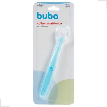 Imagem de Colher Silicone Bebe Infantil Introdução Alimentar Anatômica Talher Al