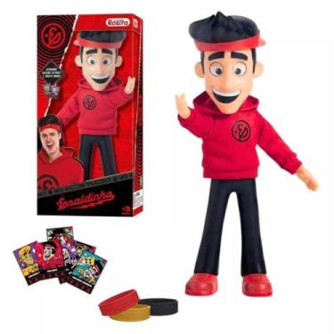 Imagem de Boneco Enaldinho Youtuber Pulseira Cartas Articulado Rosita, Youtuber