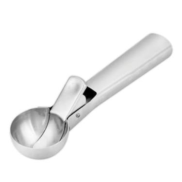 Imagem de Pegador Colher Sorvete Açaí Profissional Aço Inox Bola
