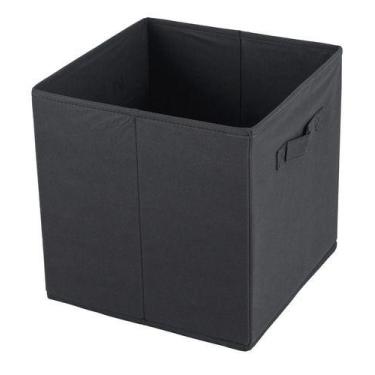 Imagem de Cesto Organizador Gourmet - Tnt Preto - 31x31x31cm - Spaceo , Preto