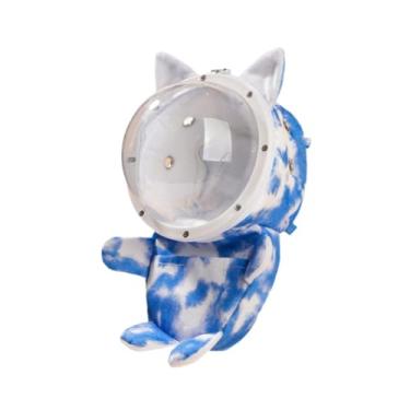 Imagem de IEUDNS Bolsa transportadora de hamster chinchila gaiola de saída leve mochila de viagem bolsa de transporte de cobaia bolsa de ombro, Azul